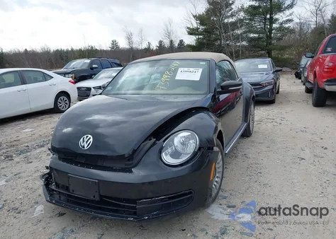 2014 Volkswagen Beetle 2.5L из США, поврежденный, VIN 3VW5P7ATXEM802124